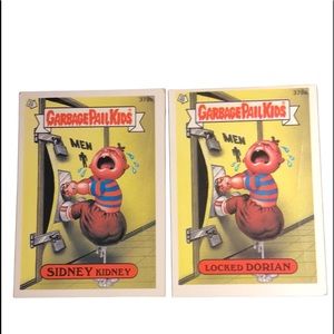 Garbage Pail Kids Sidney Kidney & Locked Dorian Topps Trading Cards Bundle
